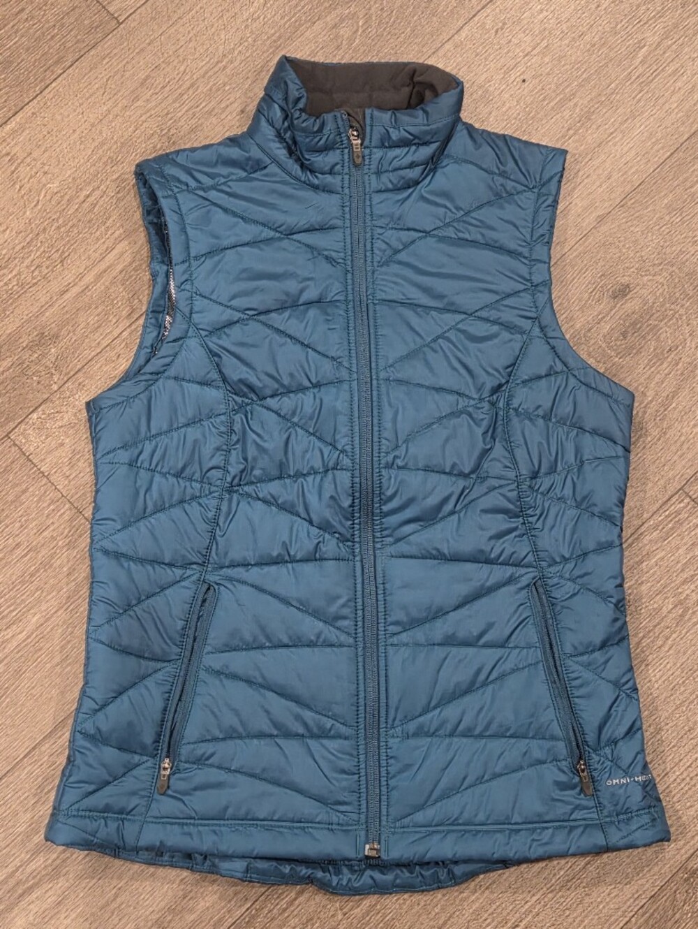 Teal Puffer Omni-Heat Vest